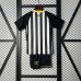 25/26 Kids Santos Laguna Away Black White Kids Jersey Kit Short Sleeve (Shirt + Short)-7937711