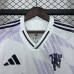 25/26 Manchester United M-U Away White Purple Jersey Version Short Sleeve-5845422