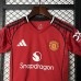 25/26 Kids Manchester United M-U Home Red Kids Jersey Kit Short Sleeve (Shirt + Short)-2036427