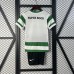 25/26 Kids Lisbon Home White Green Kids Jersey Kit Short Sleeve (Shirt + Short)-7886378