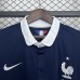 Retro 2014 France Home Navy Blue Jersey Version Long Sleeve-6822469