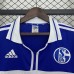 Retro 01/02 Schalke 04 Home Blue Jersey Version Short Sleeve-6970109