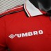 Retro 98/99 Manchester United M-U Home Red Jersey Version Short Sleeve (Player Version)-7742146