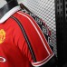 Retro 98/99 Manchester United M-U Home Red Jersey Version Short Sleeve (Player Version)-7742146