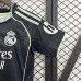 25/26 Kids Real Madrid Away Gray Kids Jersey Kit Short Sleeve (Shirt + Short)-9182648