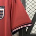 Retro 2002 England Away Red Jersey Version Short Sleeve-1957987