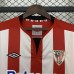 Retro 11/12 Athletic Bilbao Home Red White Jersey Version Short Sleeve-2780140
