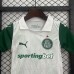 25/26 Kids Palmeiras Away White Green Jersey Kit Short Sleeve (Shirt + Short)-4169446