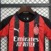 25/26 Kids AC Milan Home Red Black Jersey Kit Short Sleeve (Shirt + Short)-1526400