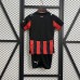 25/26 Kids AC Milan Home Red Black Jersey Kit Short Sleeve (Shirt + Short)-1526400