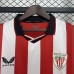 25/26 Athletic Bilbao Home Red White Jersey Version Short Sleeve-9886361