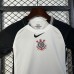 25/26 Kids Corinthians Home White Black Kids Jersey Kit Short Sleeve (Shirt + Short)-1235082