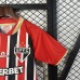 25/26 Kids Sao Paulo Away Red Black Kids Jersey Kit Short Sleeve (Shirt + Short)-391303