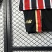 25/26 Kids Sao Paulo Away Red Black Kids Jersey Kit Short Sleeve (Shirt + Short)-391303