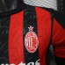 25/26 AC Milan Home Black Red Jersey Kit Short Sleeve (Shirt + Short) (Player Version)-3644814