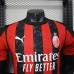 25/26 AC Milan Home Black Red Jersey Kit Short Sleeve (Shirt + Short) (Player Version)-3644814