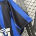 Retro 04/05 Inter Milan Home Black Blue Jersey Version Short Sleeve-2192650