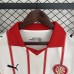 25/26 Girona Home White Red Jersey Version Short Sleeve-429091