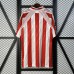 Retro 94/95 Gijon Home Red White Jersey Version Short Sleeve-9830823
