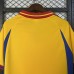 Retro 2000 Romania Home Yellow Jersey Version Short Sleeve-7814433