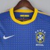 Retro 2010 Brazil Away Blue Jersey Version Short Sleeve-7055774