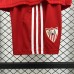 25/26 Kids Sevilla Away Red Kids Jersey Kit Short Sleeve (Shirt + Short)-5557878