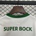 25/26 Kids Lisbon Away White Green Kids Jersey Kit Short Sleeve (Shirt + Short)-327785