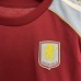 25/26 Kids Aston Villa Home Wine Red Kids Jersey Kit Short Sleeve (Shirt + Short)-4175761