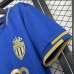 25/26 Monaco Away Blue Jersey Version Short Sleeve-3116223