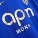 25/26 Monaco Away Blue Jersey Version Short Sleeve-3116223