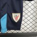 25/26 Kids Athletic Bilbao Away Navy Blue Kids Jersey Kit Short Sleeve (Shirt + Short)-2877263
