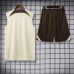 24/25 Corinthians Khaki Training jersey Kit Sleeveless Vest (Vest + Short)-5762923