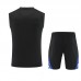 25/26 Inter Milan Black Training jersey Kit Sleeveless Vest (Vest + Short)-6797335
