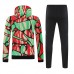 25/26 Arsenal Green Red Hooded Edition Classic Jacket Training Suit (Top+Pant)-6716484