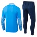 25/26 Manchester City Blue White Edition Classic Jacket Training Suit (Top+Pant)-5464265
