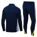 25/26 Real Madrid Navy Blue Edition Classic Jacket Training Suit (Top+Pant)-7063730