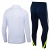 25/26 Real Madrid White Edition Classic Jacket Training Suit (Top+Pant)-2162205