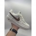 AIR FORCE 1‘07 AF1 Running Shoes-White/Brown-3730906