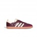 SAMBA OG Running Shoes-Wine Red/White-5256729
