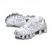 Air Max Shox TL Running Shoes-Silver/White-469531 Air Max Shox TL Running Shoes-Silver/White-469531