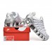 Air Max Shox TL Running Shoes-Silver/White-469531 Air Max Shox TL Running Shoes-Silver/White-469531