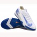 Air Zoom Mercurial Vapor XV Elite TF Soccer Shoes-White/Blue-8854719 Air Zoom Mercurial Vapor XV Elite TF Soccer Shoes-White/Blue-8854719