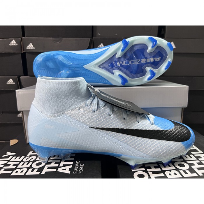 Air Zoom Mercurial Superfly 16 Elite XXV FG Soccer Shoes-Blue/Black-7867679