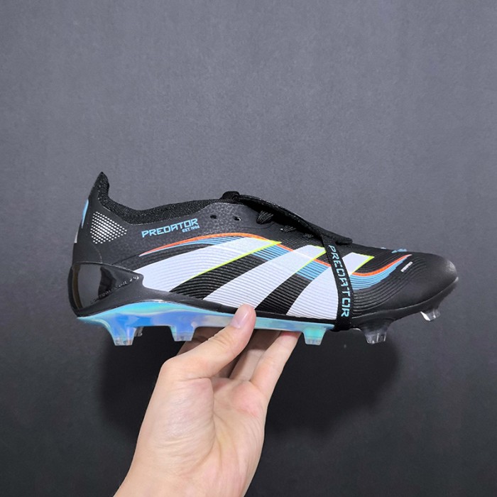 PREDATOR ACCURACY FG BOOTS Soccer Shoes-Black/White-7830568