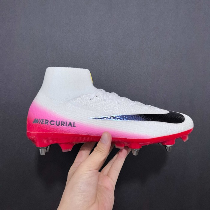 Air Zoom Mercurial Superfly 16 Elite XXV FG Soccer Shoes-White/Black-3010455