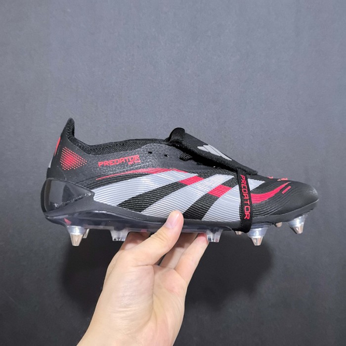 PREDATOR ACCURACY FG BOOTS Soccer Shoes-Black/White-6319381