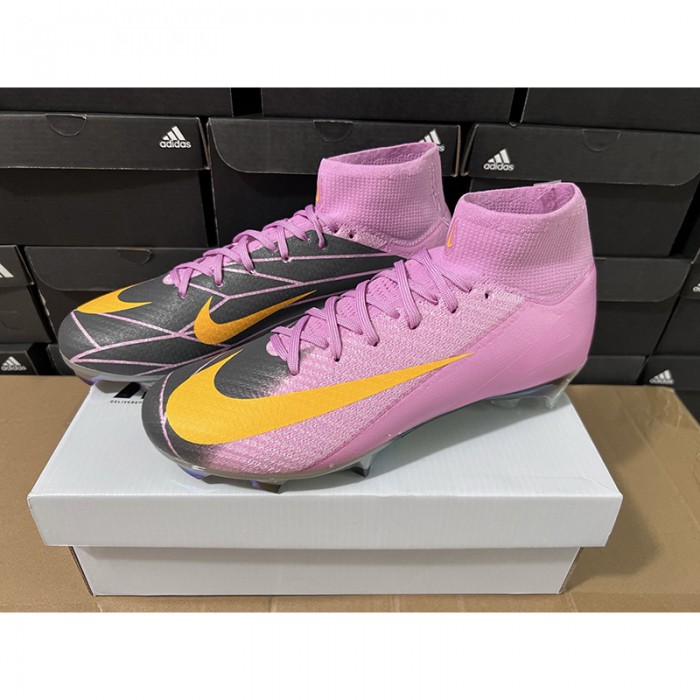 Air Zoom Mercurial Superfly 16 Elite XXV FG Soccer Shoes-Pink/Black-941705