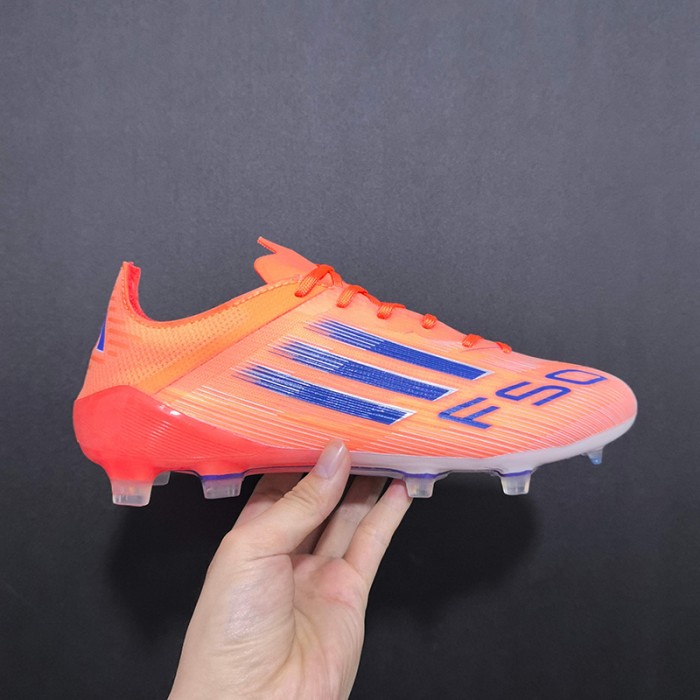F50+ FG Soccer Shoes-Orange/Blue-4570900
