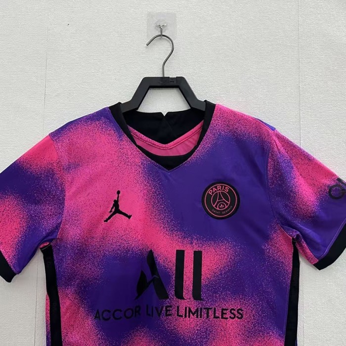 Retro 20/21 Paris Saint-Germain Third Away Soccer Shirt Short Sleeve-9022380