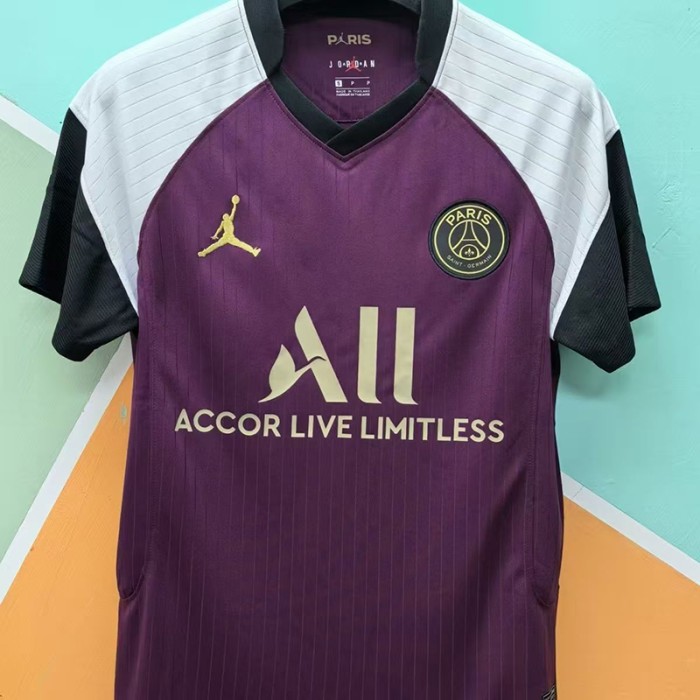 Retro 20/21 Paris Saint-Germain Second Away Soccer Shirt Short Sleeve-7844008